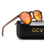 Walnut Wood Sunglasses - Piña Colada