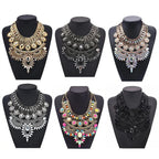 Large Collar Bohemian Vintage - Piña Colada