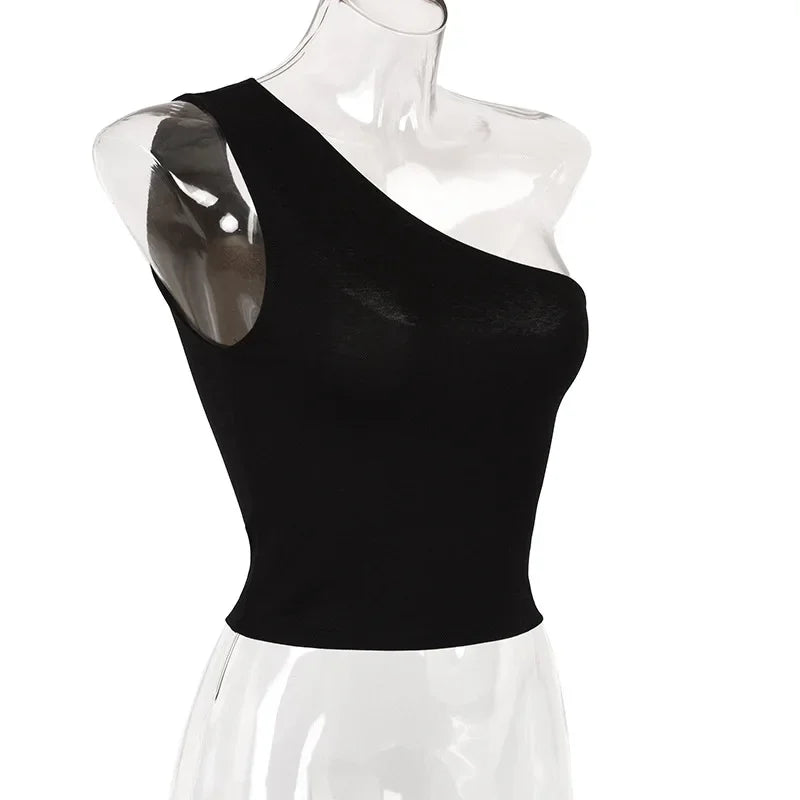Backless Stretch Tank Top – Sleek Club Style - Piña Colada