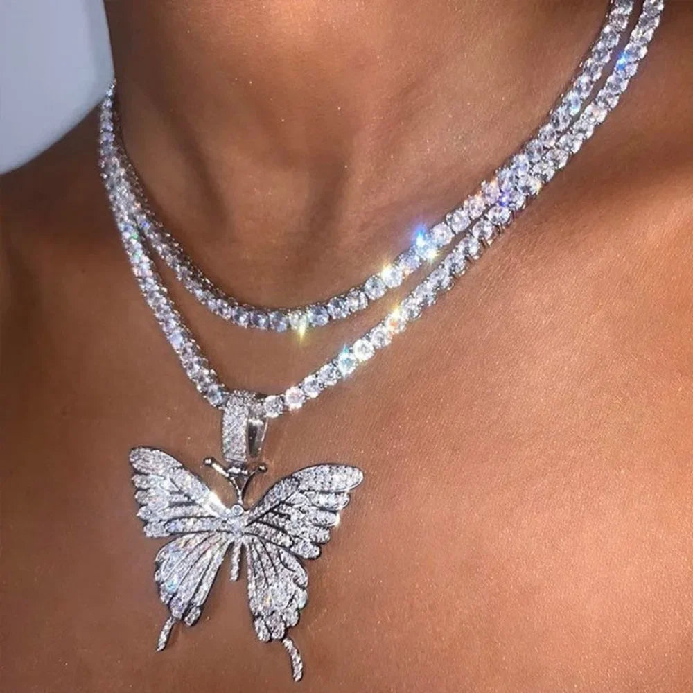 Big Butterfly Pendant - Piña Colada
