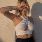 Minimalist Sexy Stretch Tank Top - Piña Colada