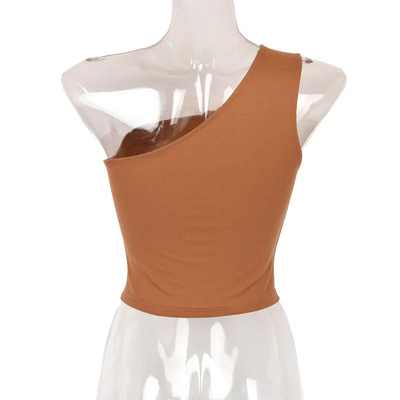 Backless Stretch Tank Top – Sleek Club Style - Piña Colada