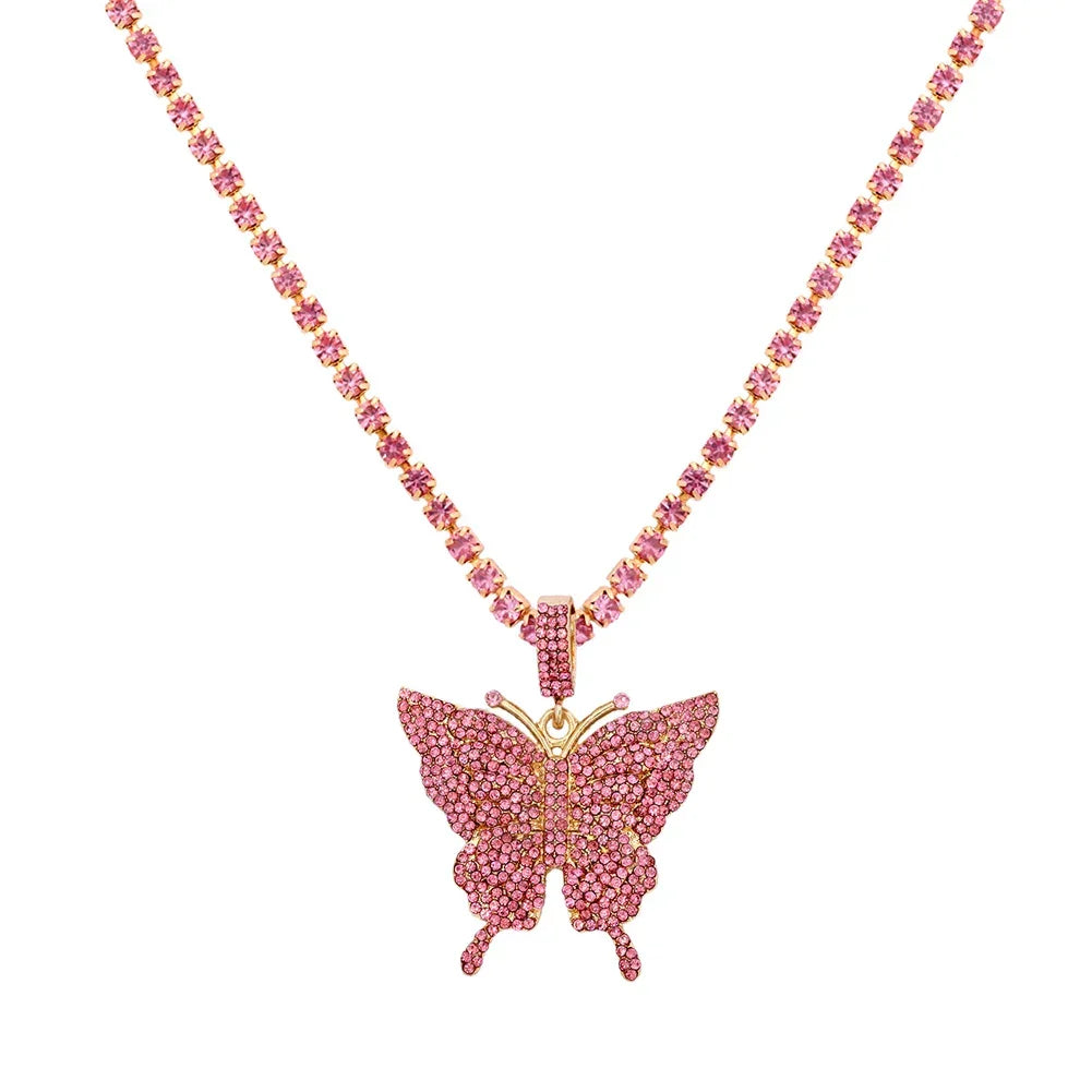 Big Butterfly Pendant - Piña Colada