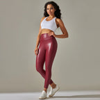 High-Waist Seamless Knee-Length Leggings - Piña Colada
