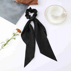 Satin Scrunchie Scarf - Piña Colada