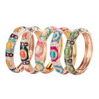Bohemian Round Metal Bracelet - Piña Colada