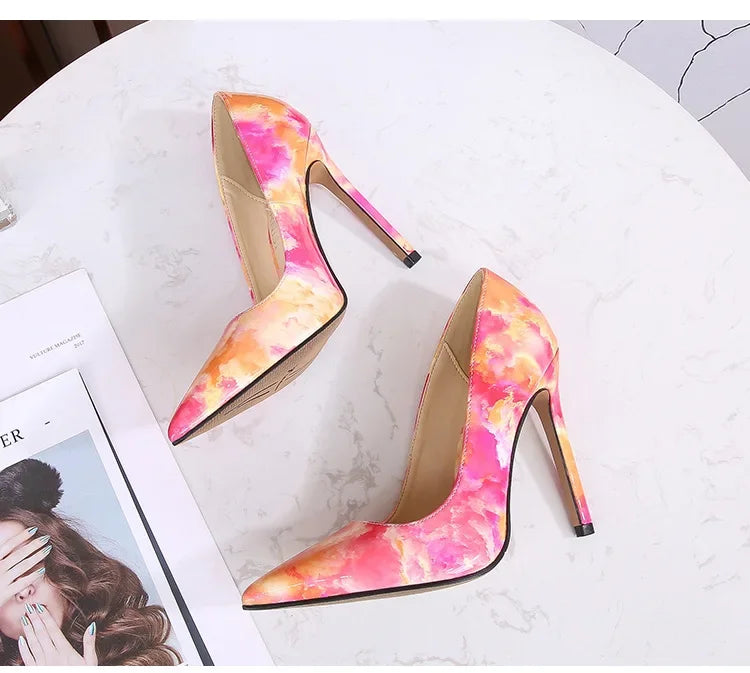 Pointed Toe Mix-Color - Piña Colada