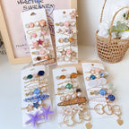 Trendy Geometric Hairpins for Women - Piña Colada