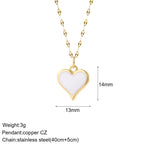 Gold Pendant Long Stainless Steel Chains - Piña Colada