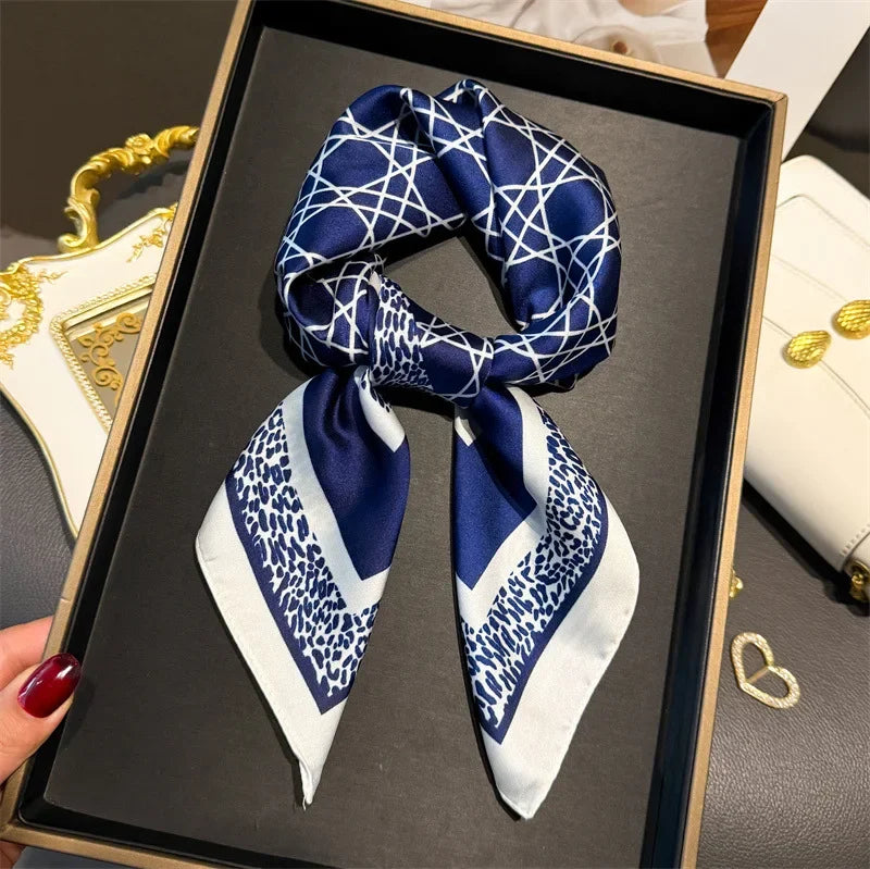 Square Scarf Silk Thin - Piña Colada