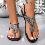 Minimalist Flat Slip-On Sandals - Piña Colada