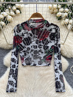 Long Sleeves O Neck Shirts - Piña Colada