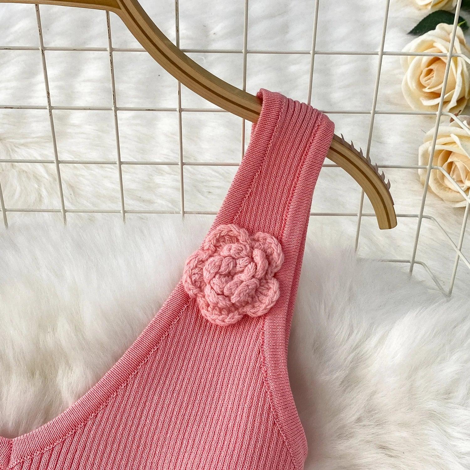 Chic Off Bodycon Dress Wrap Knitted - Piña Colada