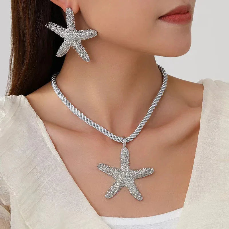 3 Pcs/set Starfish Pendant Ocean - Piña Colada