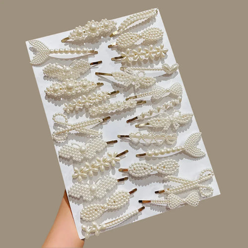 10-Piece Assorted Fashion Hair Clips - Piña Colada