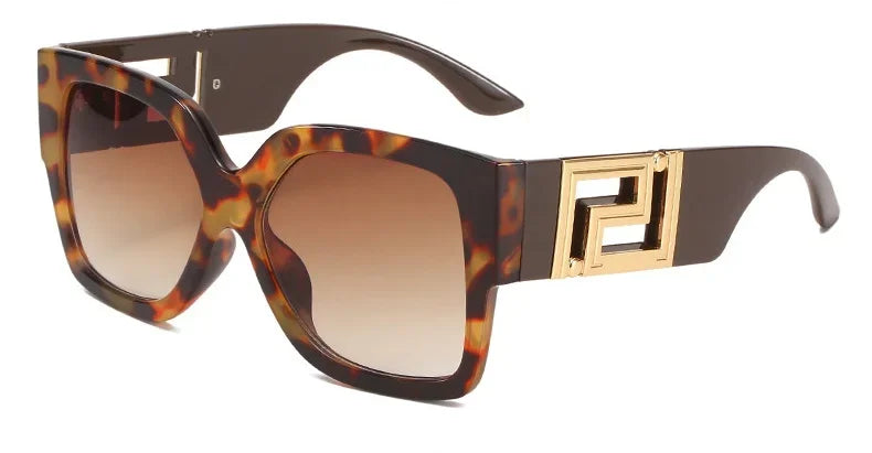 Oversized Women's Sunglasses - Piña Colada