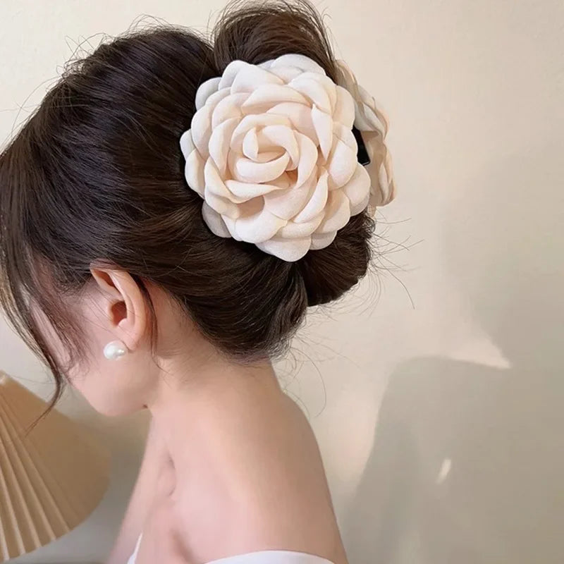Sweet Flower Hair Claw - Piña Colada