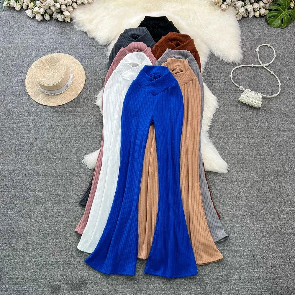 High Waist Pants - Piña Colada