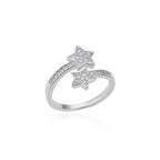 Zircon Double Star Ring - Piña Colada