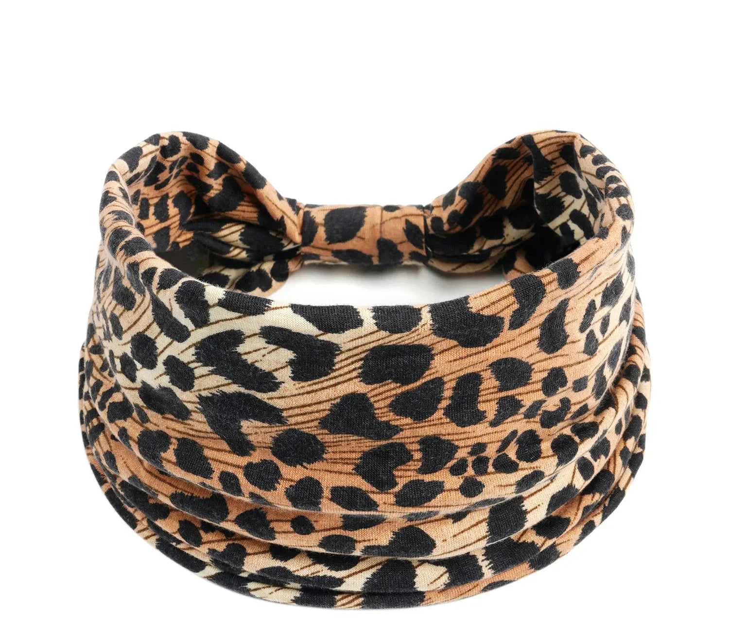 Leopard Print Headbands - Piña Colada