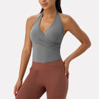 Sports Yoga Vest Halter Neck