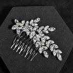 Crystal Pearl Hair Comb Clip - Piña Colada
