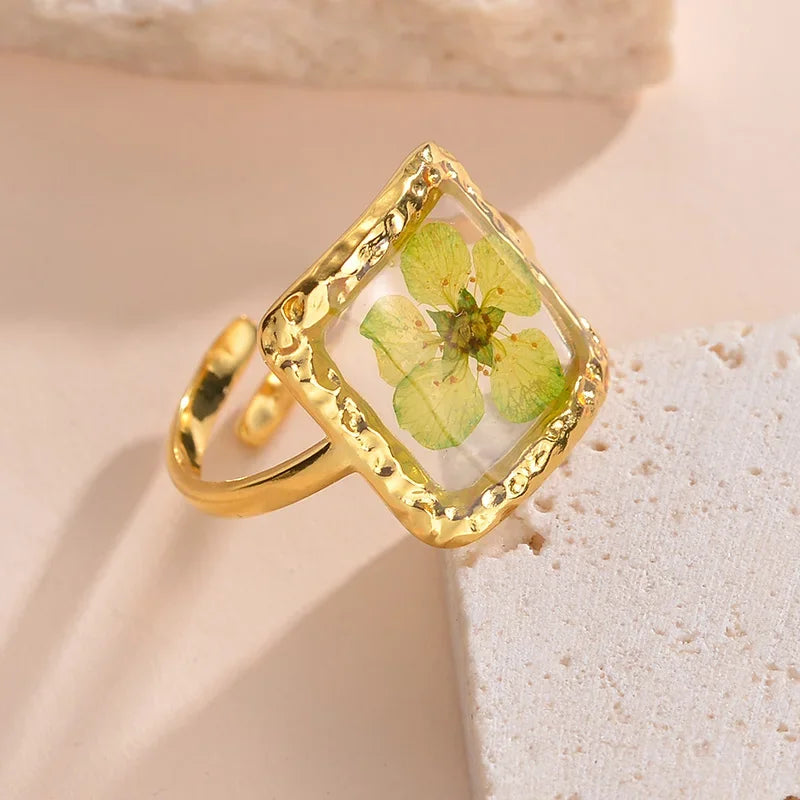 Adjustable Stainless Steel Waterproof Ring - Piña Colada