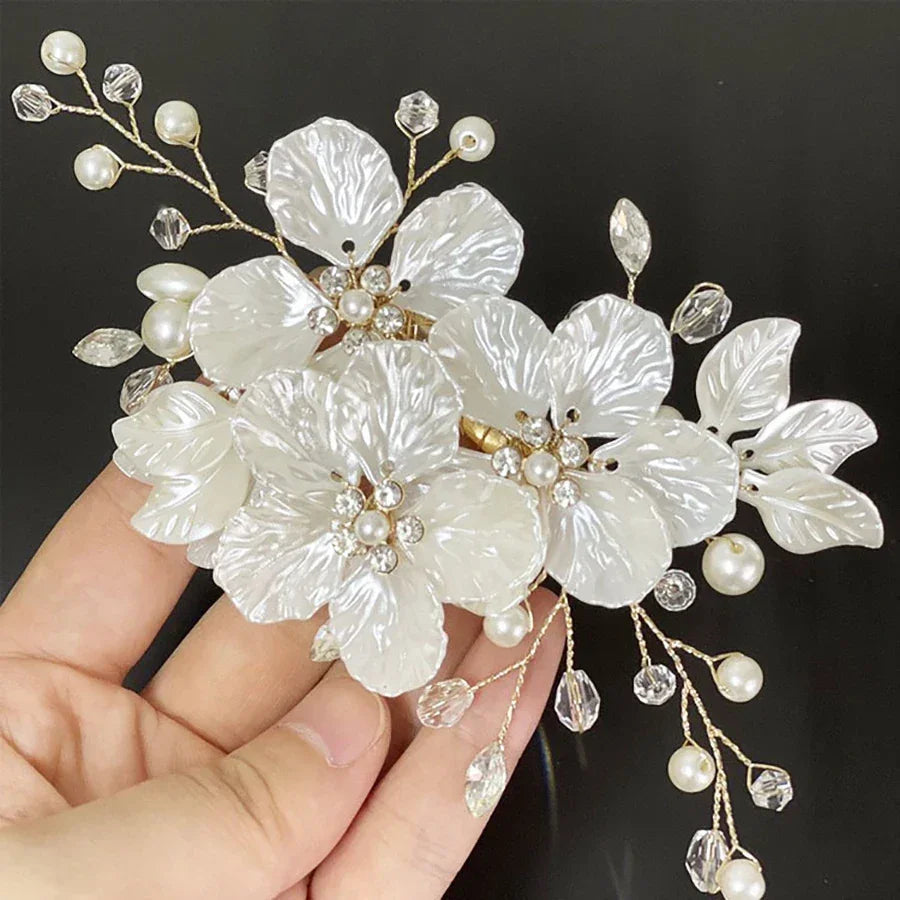 Flower Hair Clip - Piña Colada