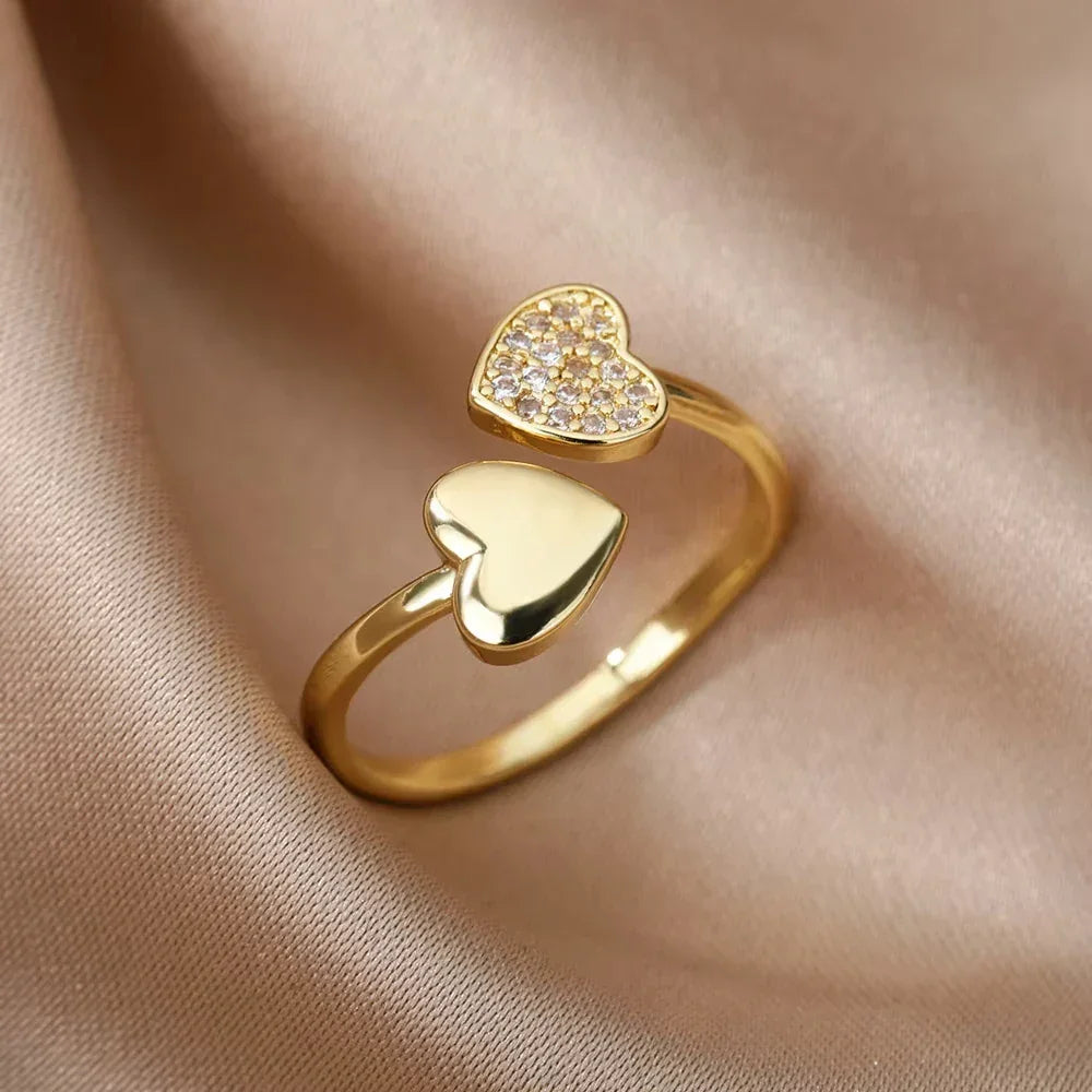 Zircon Geometric Rings - Piña Colada