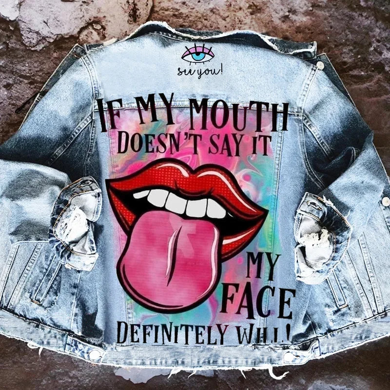 Denim Jacket Girl - Piña Colada