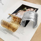 Geometric Cuff Bracelet - Piña Colada