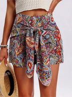 Vintage Boho Tribal Skirt - Piña Colada