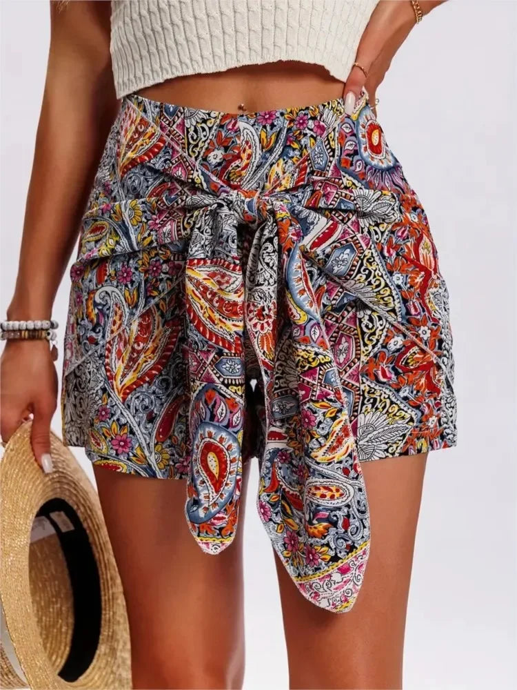 Vintage Boho Tribal Skirt - Piña Colada