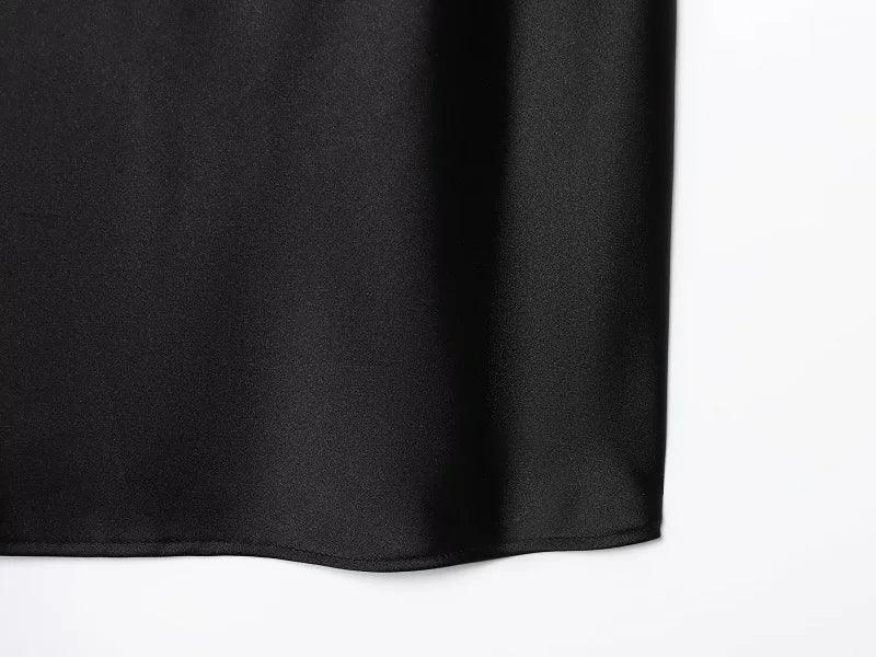 Satin Backless Camisole – Elegant Summer Essential - Piña Colada