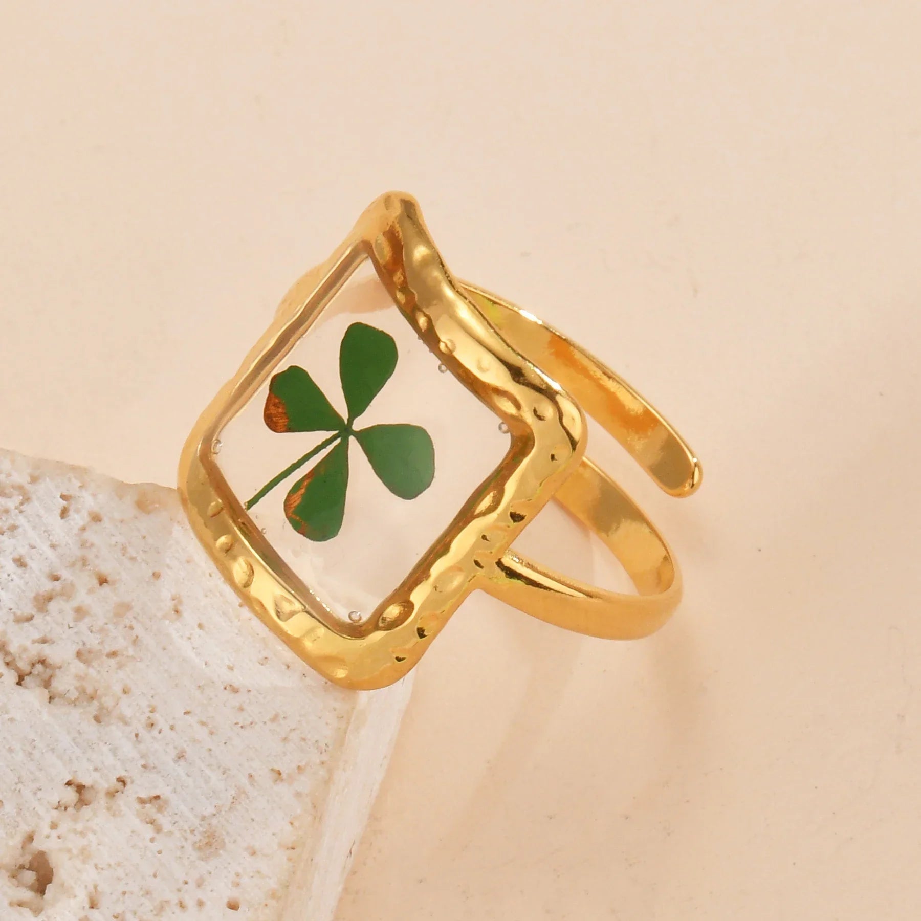 Adjustable Stainless Steel Waterproof Ring - Piña Colada