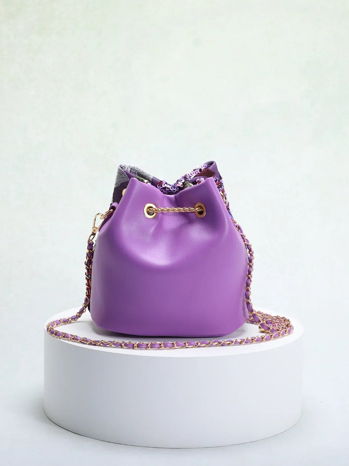 New Artistic Shoulder Bag Women Fashionable Sequins Crossbody - Piña Colada