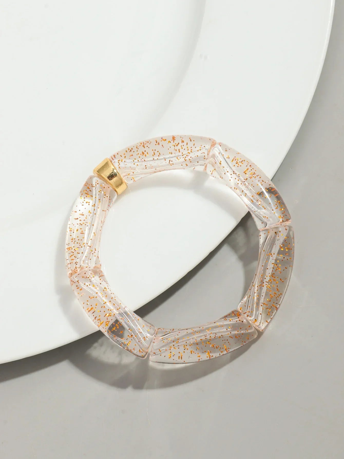 Acrylic Design Bracelet - Piña Colada