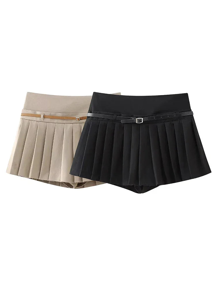 Belt Mini Skirts - Piña Colada