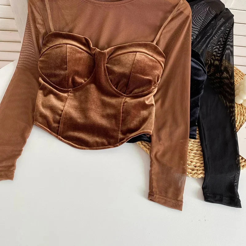 Velvet Short Top - Piña Colada