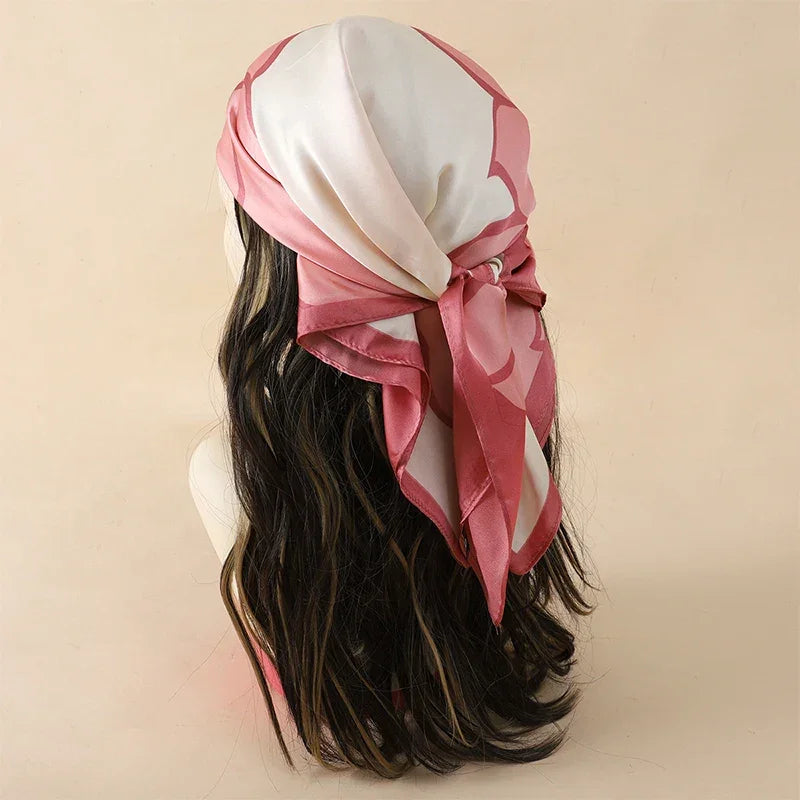 Bohemian Silk Scarf - Piña Colada