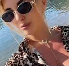 Small Frame Hexagon Sunglasses - Piña Colada