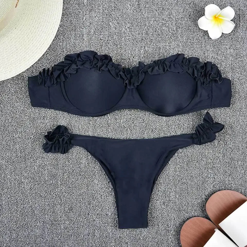 Swimsuit Chic Ruffles