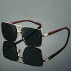 Square Metal Shades Sunglasses - Piña Colada