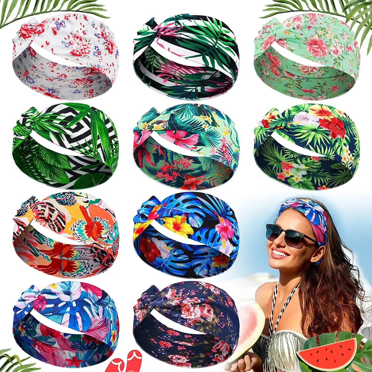 Turban Knot Headwrap - Piña Colada