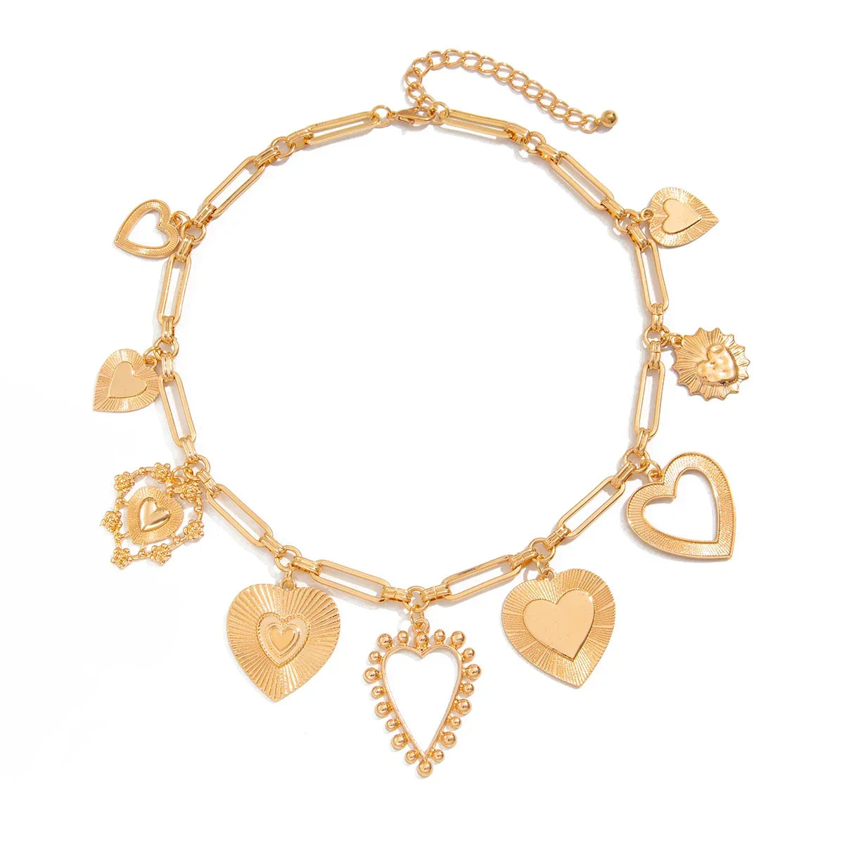 Big Love Heart Pendant - Piña Colada