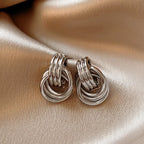 Large Ear Buckle Earrings - Piña Colada