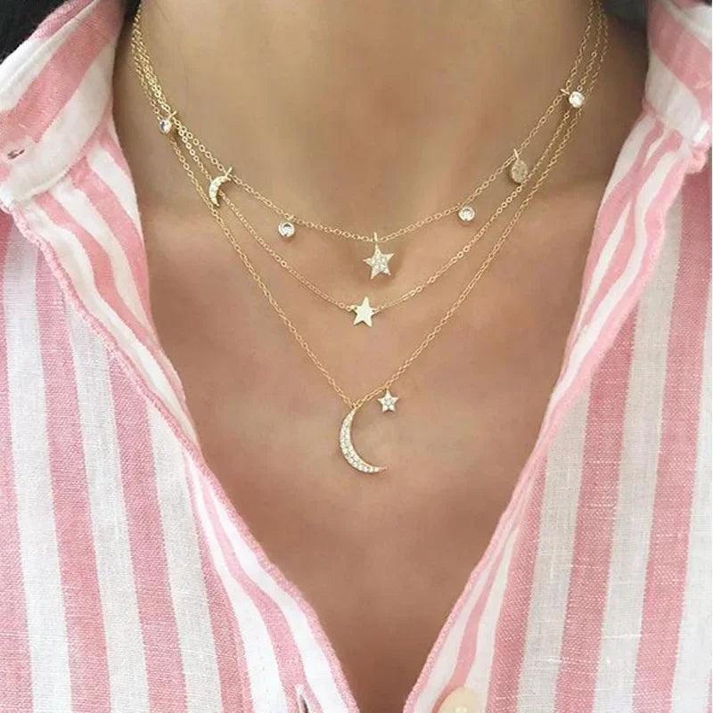 Bohemia Multilayer Necklaces - Piña Colada