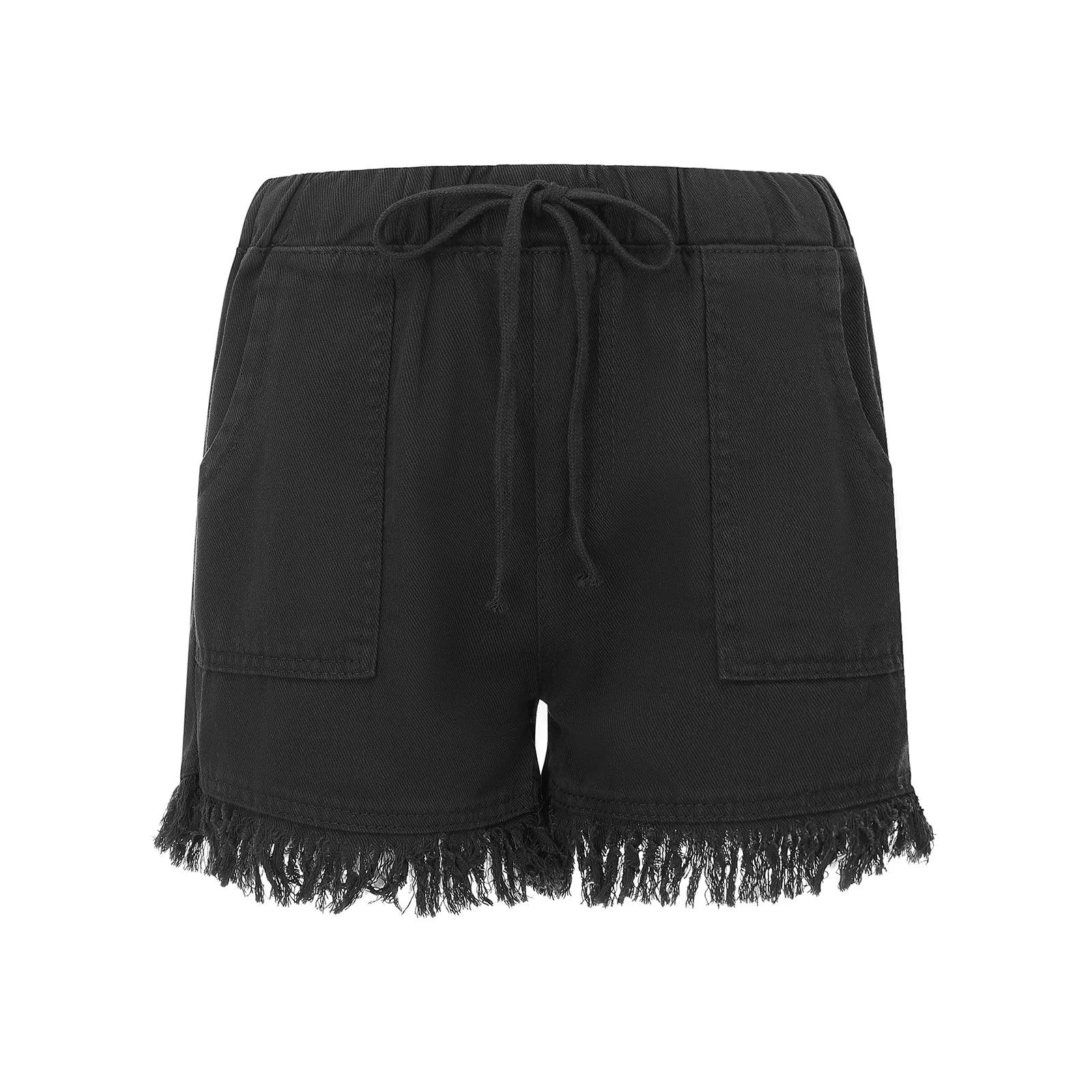 Denim Shorts Elastic Waist - Piña Colada