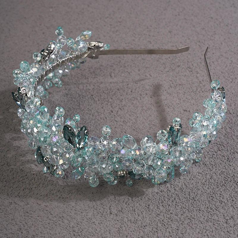 Handmade Rhinestones Tiaras - Piña Colada