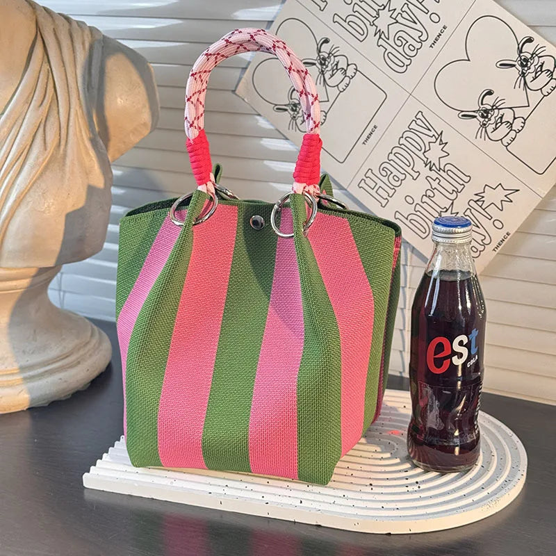 Geometric Casual Tote Bag